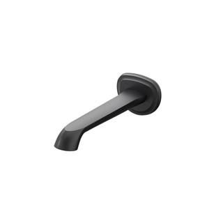 Steinberg Auslauf Serie 350 Waschtisch/Wanne, Ausl. 220mm, ma black