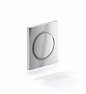 MEPA Urinal-UP-Druckspüler MEPAzero glanzchrom, Betätigungsplatte