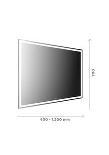 EMCO LED-Lichtspiegel MI 180 500x700mm, Raumsch., umlauf. Lichtaus.