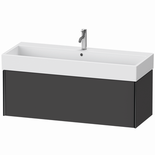 DU WTU wandh. XViu 397x1184x454mm 1 Ausz.schwarz matt/graphit matt ES Ahorn