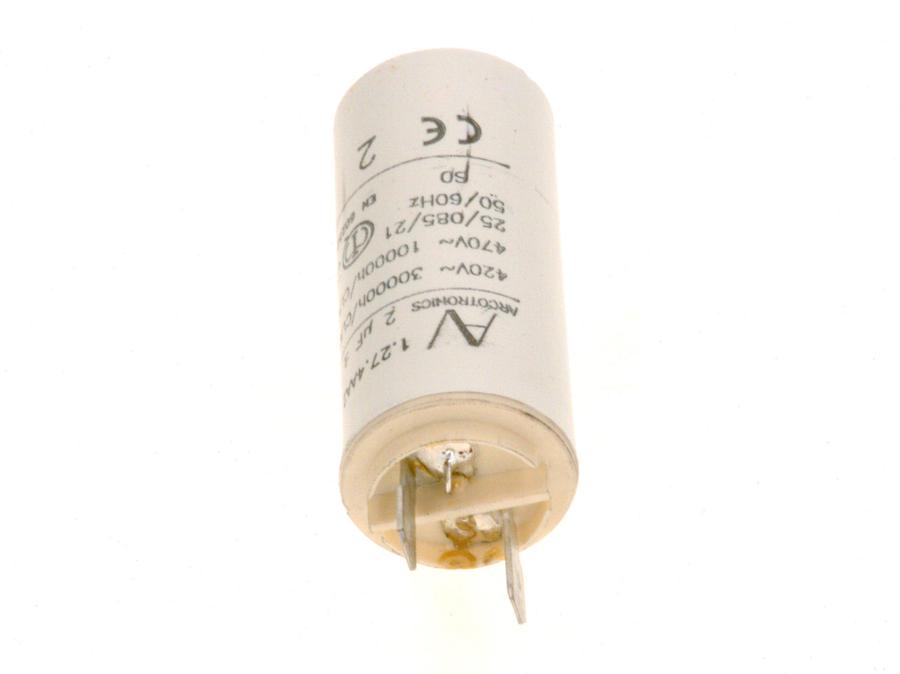 Artikelbild 1 des Artikels „BOSCH Ersatzteil TTNR: 87387029220 Kondensator 2.0uF 470VAC “