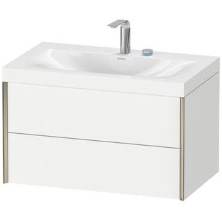 Duravit WT-Unterschrank c-bonded XViu 80x48cm, 2 La, 2 HL, C m, R C, we matt