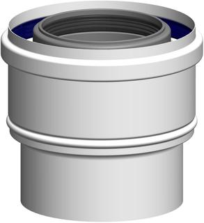 ATEC Übergang PolyClassic DN 70/110-DN 80/125, PP, weiß
