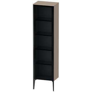 Duravit Hochschrank XViu 50x36x177cm, sw m, Glastür links, leinen