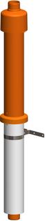 ATEC Dachdurchführung DN 60/100, ziegelrot 650mm, konzentrisch