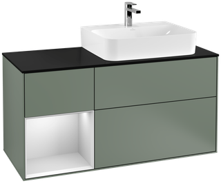 V&B WT-Unterschrank Wandbel. Finion 120cm, Pl b m, Rg l w m Lac, Oli. m Lac