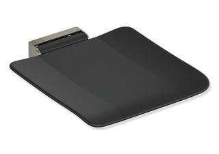 HEWI Klappsitz System 900 450x450mm, Sitzfl. sw, Nickel gebürstet