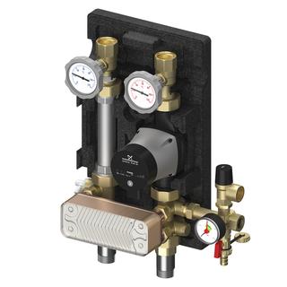 Flamco Trennsystem MeiFlow S UC-SD 1" m Gru Ppe. Alpha2 25-60 ES, 36 Plat.