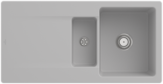V&B Spüle Siluet 60 R m Abl.garn, rd m Hand., steam C-plus