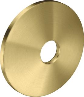 hansgrohe Verlängerungsrosette d= 90mm, aus Metall, brushed brass