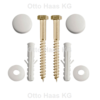 HAAS Befestigungsset für Stand-WC und Bidet, weiß