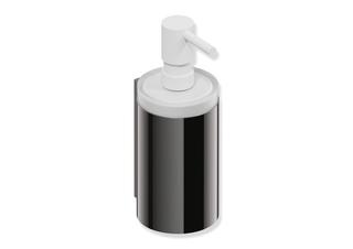 HEWI Seifenspender System 162 m Ha., a satinier. Kr.-Glas, SW-chrom gl
