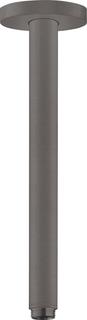 hansgrohe Deckenanschluss S 300mm, brush. bla chrome, runde Rosette