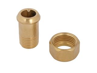 Schlösser Anschlussverschraubung 3302 DN 20, 3/4", G 1, f Heizkörper, MS-blank