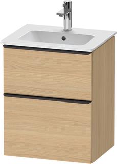 Duravit Waschtisch-Unterschrank D-Neo 51x40,2cm, 1 Kast, 1 A, wd, sw/Ei Nat