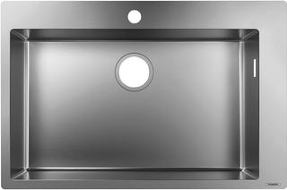 hansgrohe Einbauspüle 660 S711-F660 740x480mm, 1 Hauptbe., HL geb., ES