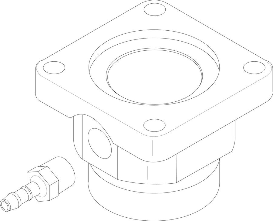 Artikelbild 1 des Artikels „BOSCH Ersatzteil TTNR: 8738804980 Flansch VR4615 everp “