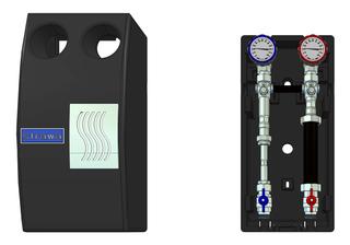 Aufbaugruppe strawi 125-25 HK ungeregelt, mit Pumpenpassstück