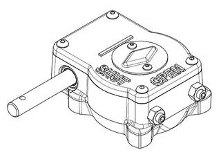 Danfoss Schneckenradgetriebe DN 100, 125, 150, m vollem DG, für JIP