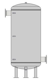 CitrinSolar Kältepufferspeicher PS-K 1000/790, DN 125, PN 3