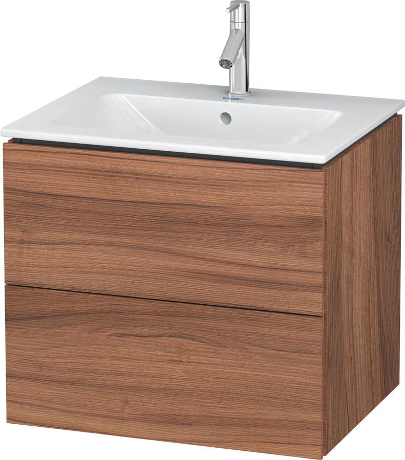 Artikelbild 1 des Artikels „Duravit Waschtisch-Unterschrank L-Cube 62x48,1cm, Nussb Nat, 2 Schub., wandh 62 x 48,1 cm | nussbaum natur“