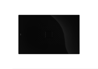 Kaldewei Duschfläche CONOFLAT 780-5 80x90cm, fl., Träger, Antislip, schwarz