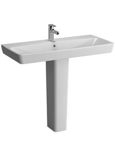 VitrA Waschtisch Metropole 100x46cm, we V, m ÜL, 1 Hahnloch mittig
