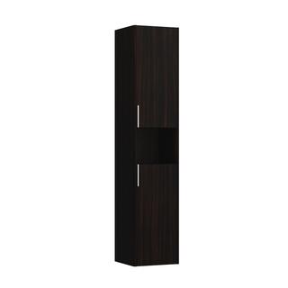 Laufen Hochschrank BASE für VAL 165x35x33,5cm, Scharn. li, Ulme dunkel