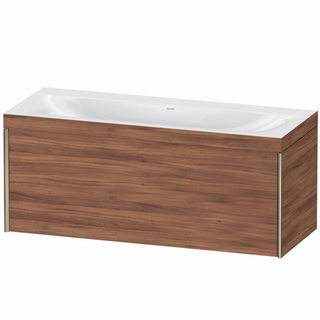 DU WTU XViu/Viu, 1 Ausz, 503x1200x480mm o.HL,champ.m/nussb. natur, Ra. 79 ES Ah.