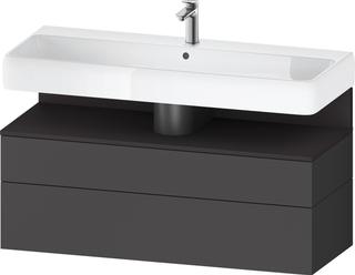 Duravit Waschtisch-Unterschrank Qatego 119x47x59cm, gra m/Gr m, 1 Kast, m B