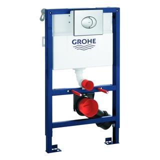 GROHE WC-Set Rapid SL 38761 BH 0,82m mit Wandwinkel/Betätigung Skate Air chrom