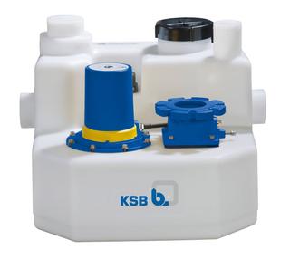KSB Einzel-Fäkalienhebeanlage Compacta U5.100 D, 100 l, 5,2 kW, 4,2 kW, 8,4 A