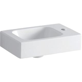 Geberit Handwaschbecken iCon 38x28cm, m Hahnl. re, o. ÜL, we. K-Tect