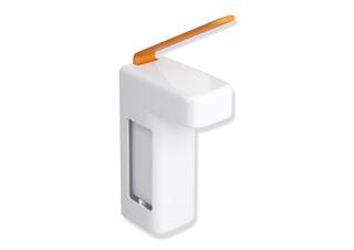 HEWI Desinf.mit.-/Seifenspender 477 orange, Korpus signalweiß
