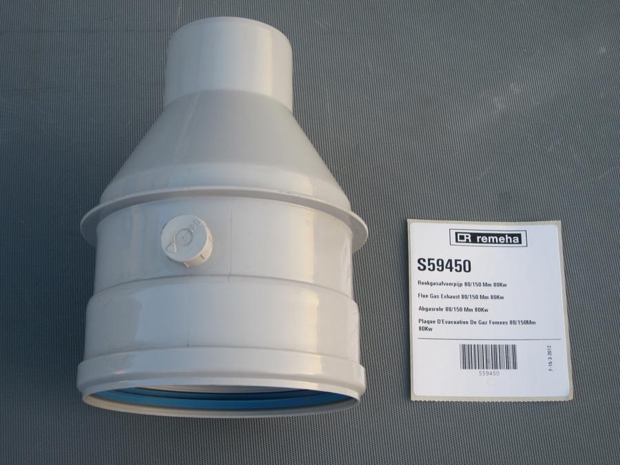 Artikelbild 1 des Artikels „RE Abgasrohr 80/150 mm 80kW S59450 “