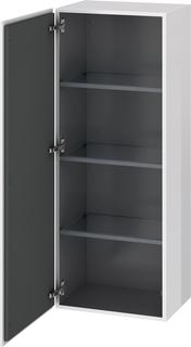Duravit Halbhochschrank L-Cube 50x36,3x132cm, Tür re, weiß supermatt