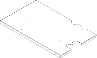 BOSCH Ersatzteil TTNR: 8738209430 Abdeckung A/W vorne