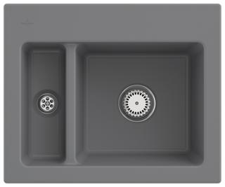 V&B Spüle Subway 60 XM m Abl.garn, Hand., stone CeramicPlus