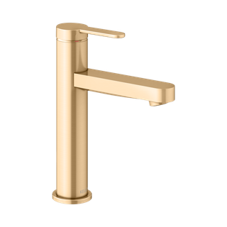 Keuco WT-Einhebelmischer 130 IXMO Flat Ausl. 124mm, o. Abl.garn, MS gebürstet
