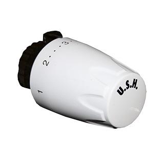 USH Thermostatkopf DX-Vario-Design RTL + TH, mit Gabelstück