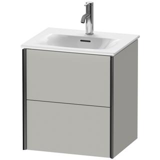 Duravit Waschtisch-Unterschrank XViu 51x42x55,7cm, 2 Schubk., sw m, betongr m