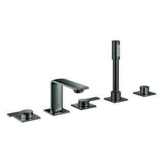 GROHE 5-Loch-Wannen-Kombination Allure Fliesenbankmontage, hard graphite