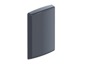 HEWI Abdeckung 802 LifeSystem 122x203x25mm, anthr, für Montageplatte