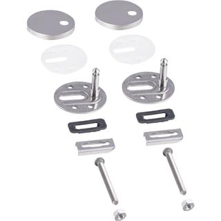 Geberit Fixierbolzen-Set Renova Quickr, Entriegelung zentr., für WC-Sitz