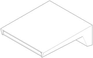 DO Auslauf ERSATZTEILE 091173002 197,2 x 220 mm Champagne (22kt Gold)