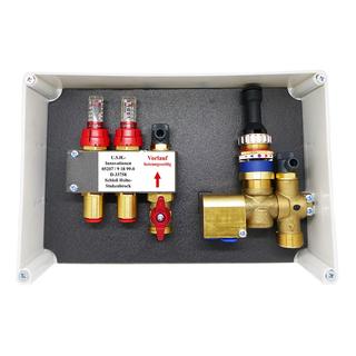 USH UP-Einzelraumregelung f 2 Heizmatten, Fernsteller/Stellmotor