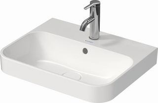 Duravit Aufsatz-WT Happy D.2 Plus 50x40cm, geschli., o. HL, m ÜL, HLB, we