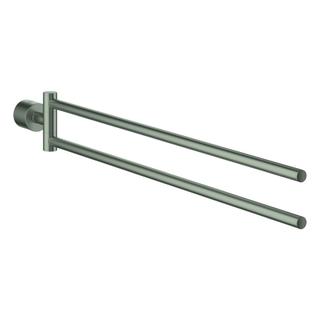 GROHE Handtuchhalter Atrio 539mm, 2-arm, n. schwenkbar, satin steel