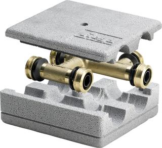 Viega Kreuzungs-T-Stück Raxofix 5349 16x16x16mm, Messing, mit SC-Contur