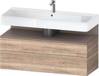 Duravit Waschtisch-Unterschrank Qatego 119x47x59cm, ba m/E ma, 1 Kast, 1 Ausz.